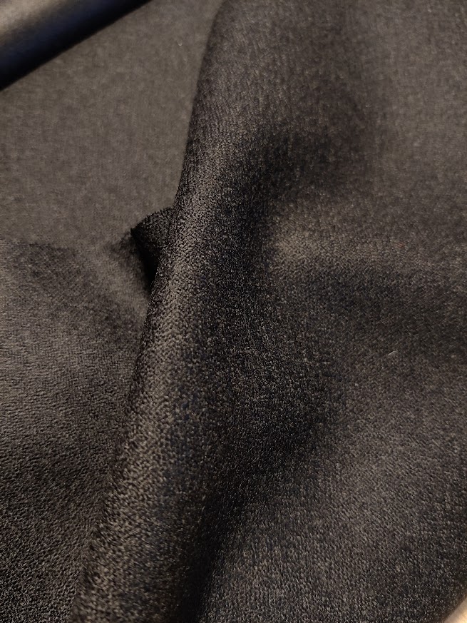 Toskaft Kamgarn Ull - Svart