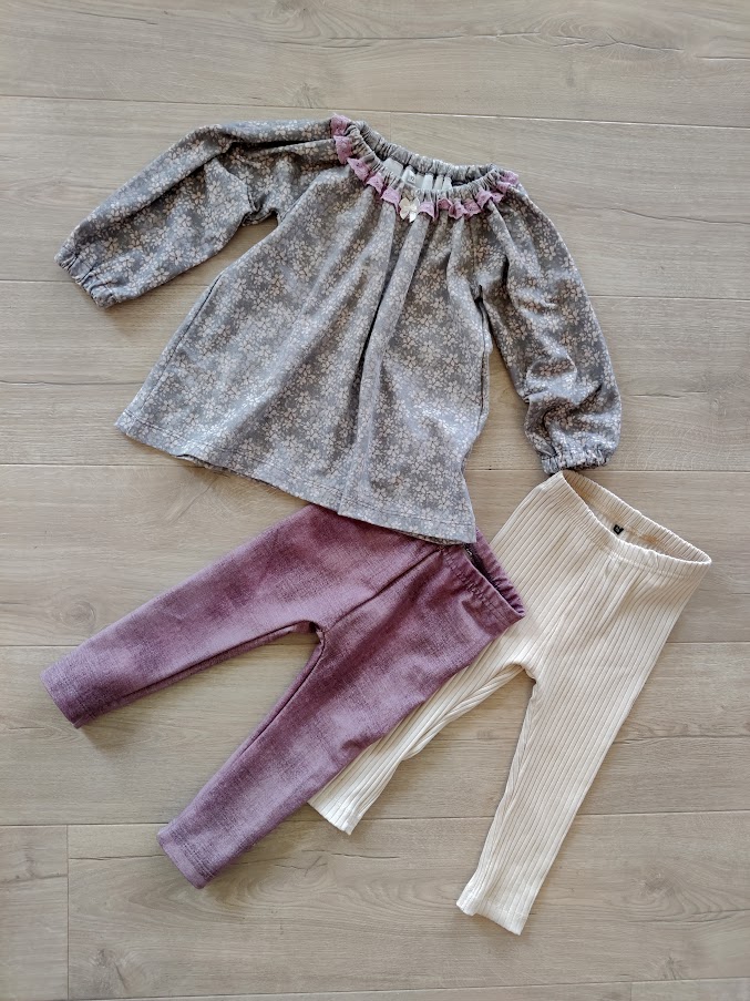 Jersey Aquarell flowers violet