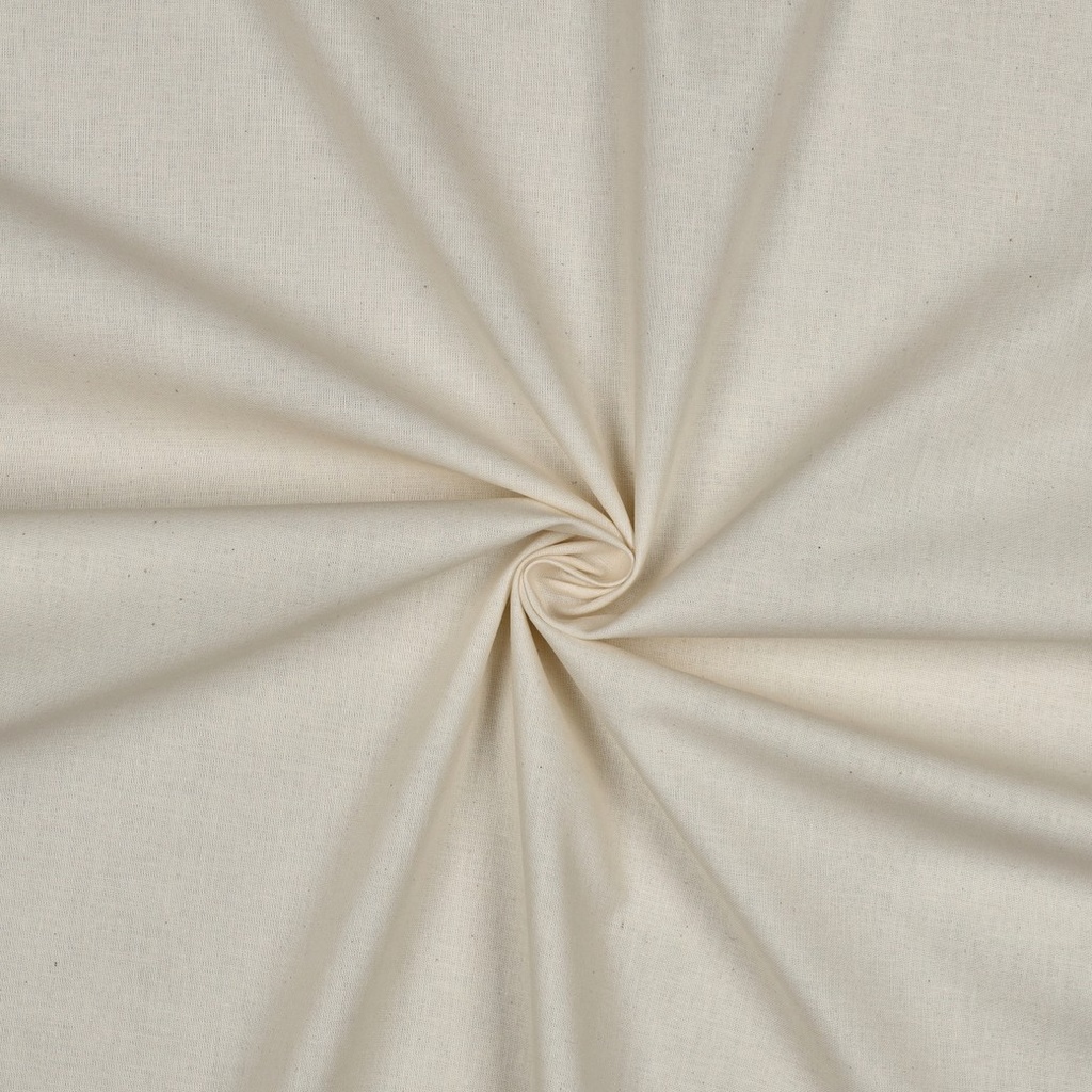 Poplin Natur Ubleket