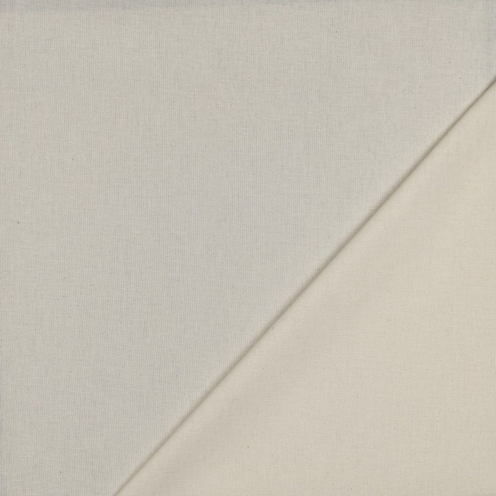 Poplin Natur Ubleket