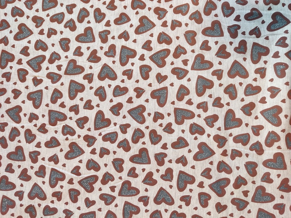 Isoli Melange Glitter Leopard Heart