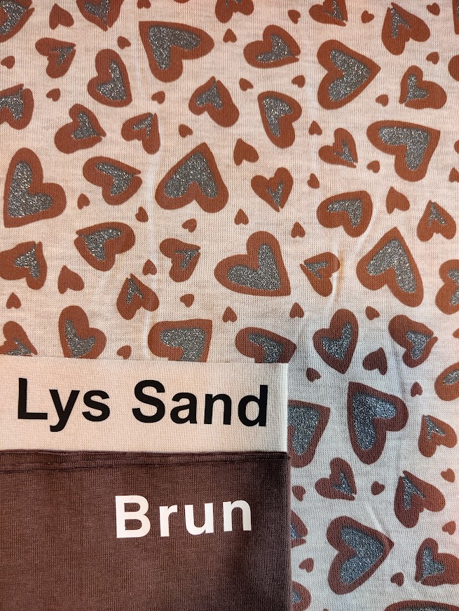 Isoli Melange Glitter Leopard Heart