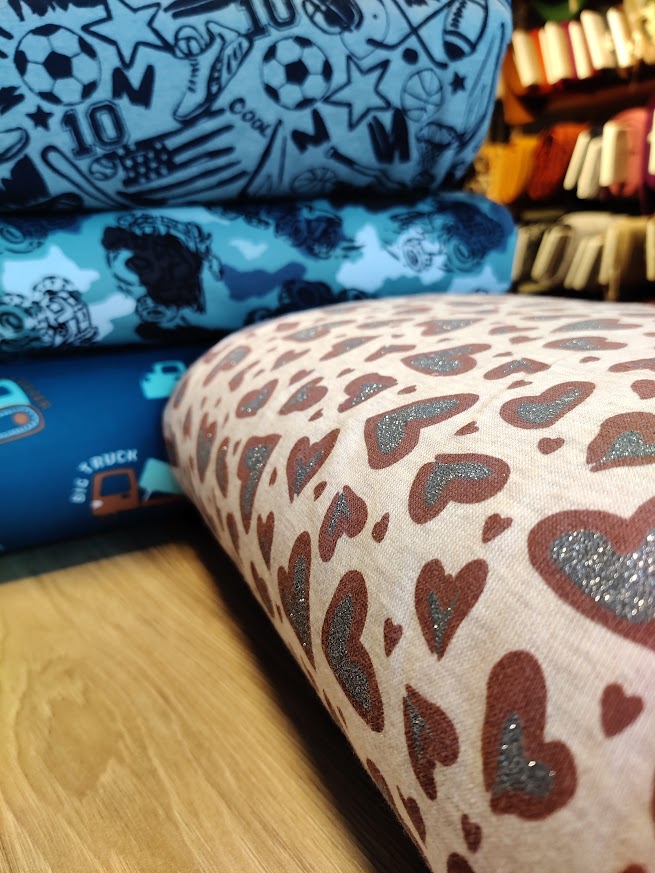 Isoli Melange Glitter Leopard Heart