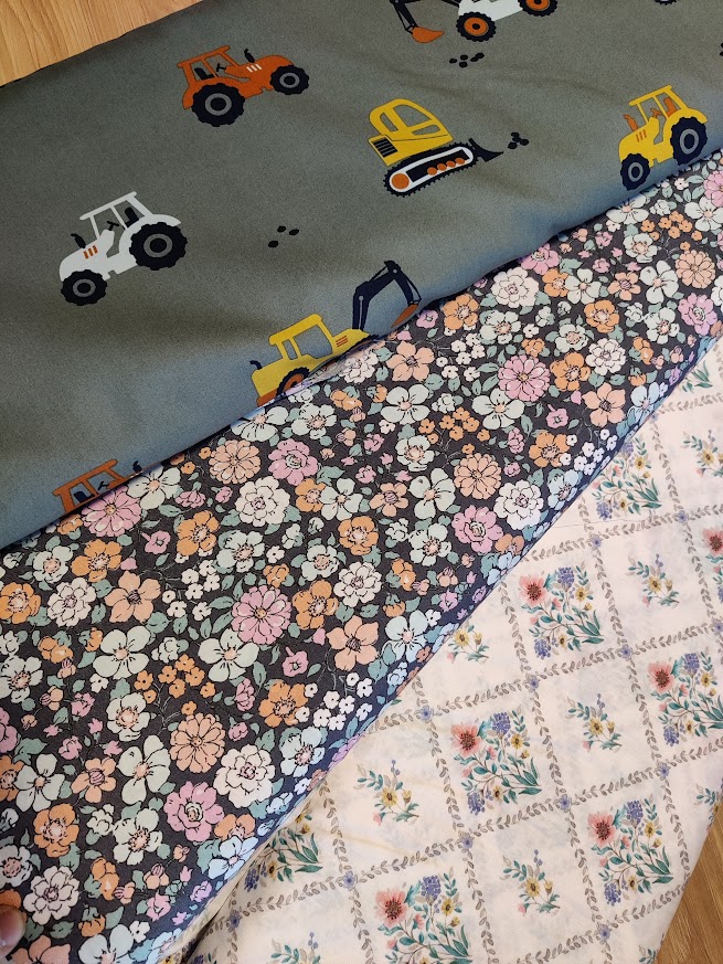 Poplin Kjøretøy Mørk Grønn