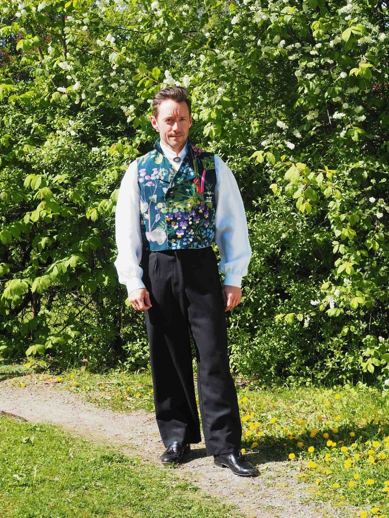 Fæstdrakt Herre - Symønster  