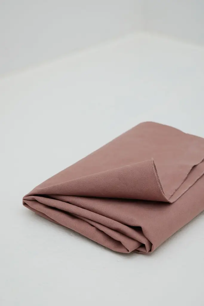 Heavy Washed Canvas - Pale Pink