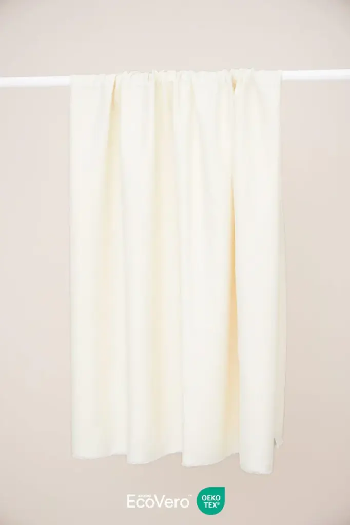 Viskose Crepe - Creamy White