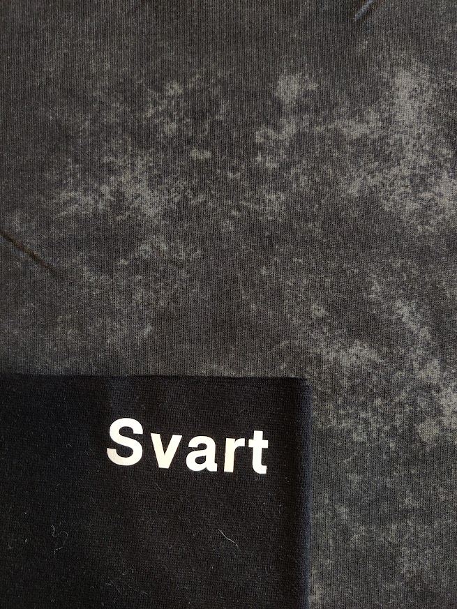 Jeanslook StoneWash - Gråsvart