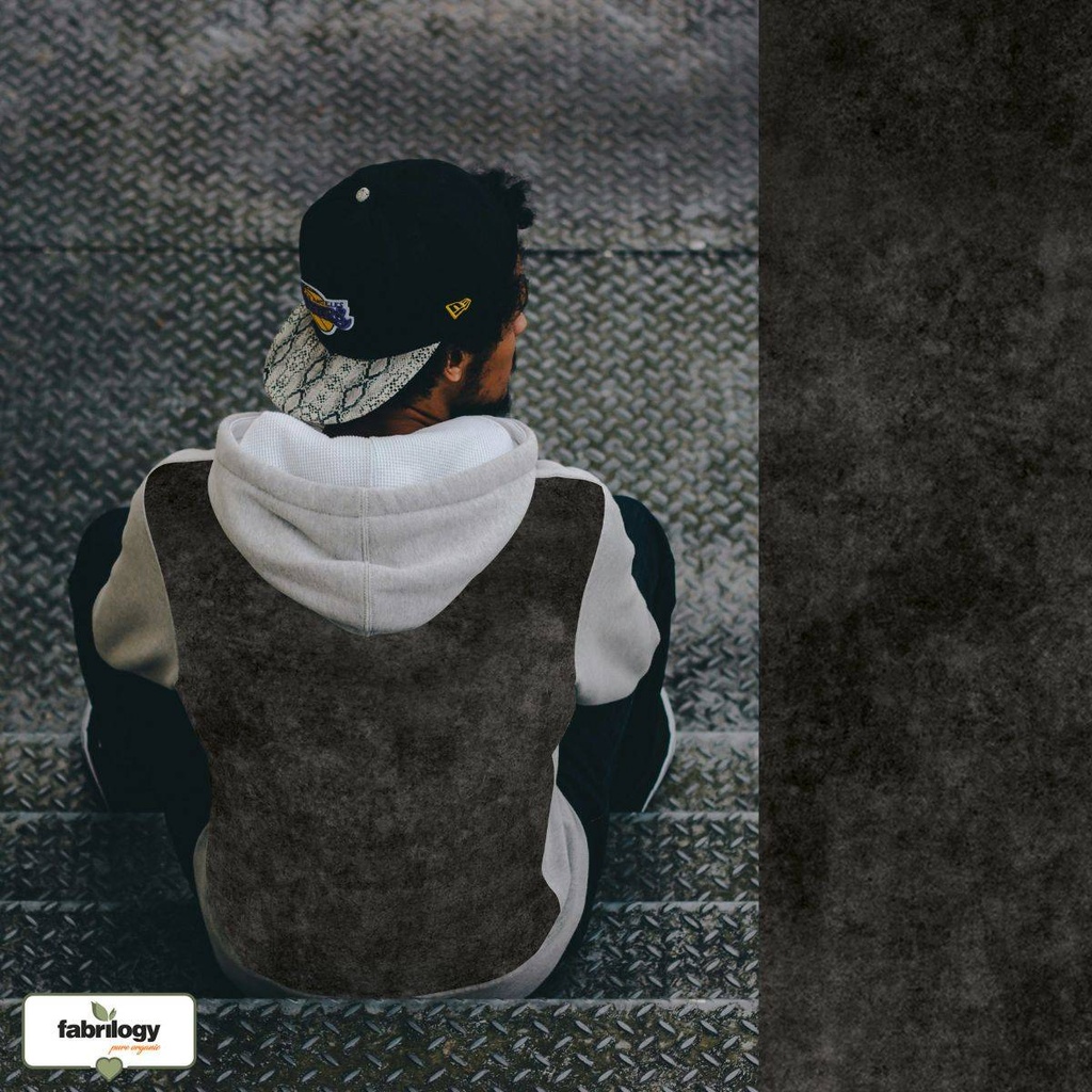 Jeanslook StoneWash - Gråsvart