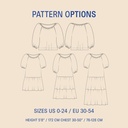 Moira Blouse & Dress - Symønster