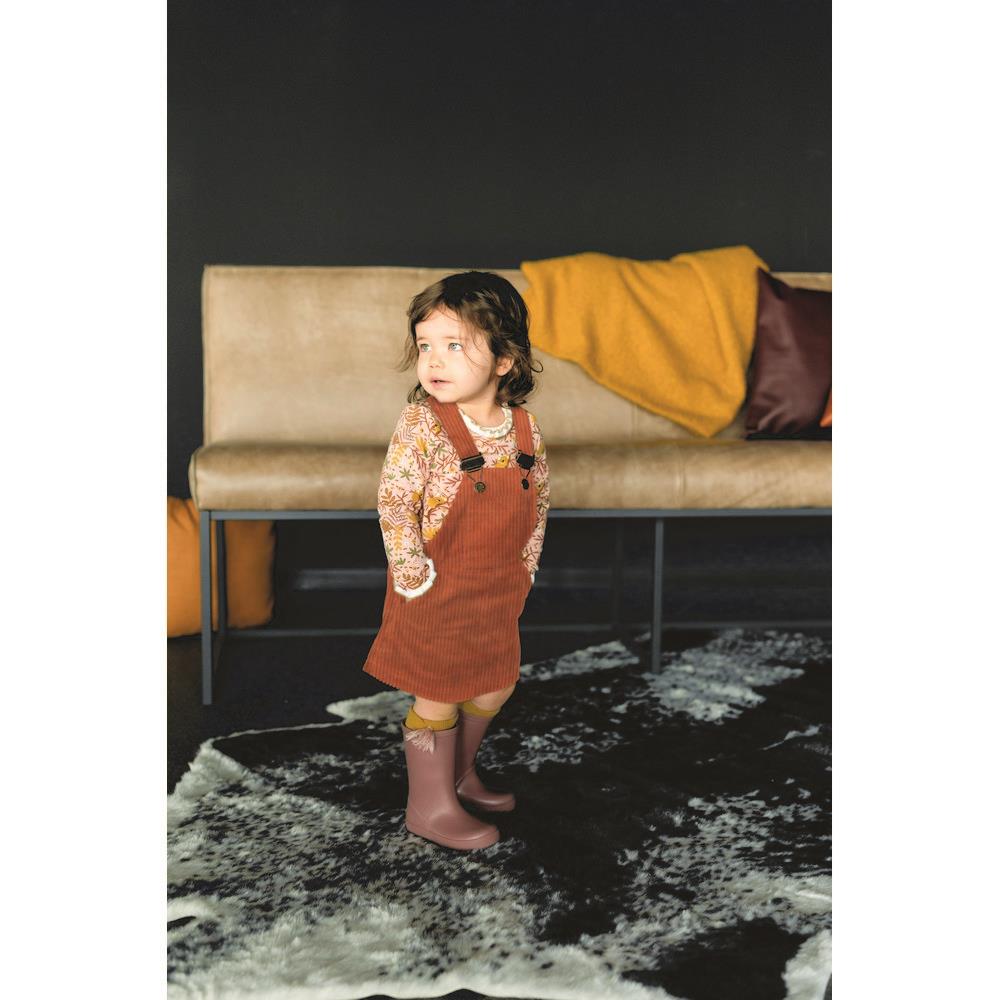 Vasket Kordfløyel Mørk Brun