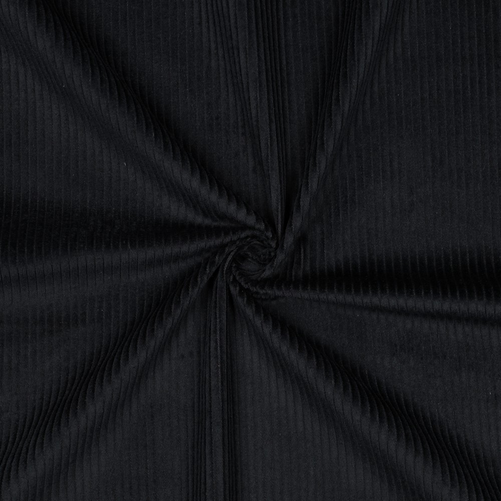 Vasket Kordfløyel - Svart