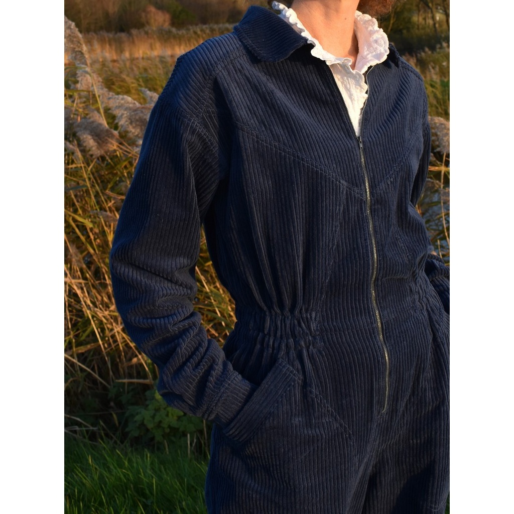 Vasket Kordfløyel - Svart