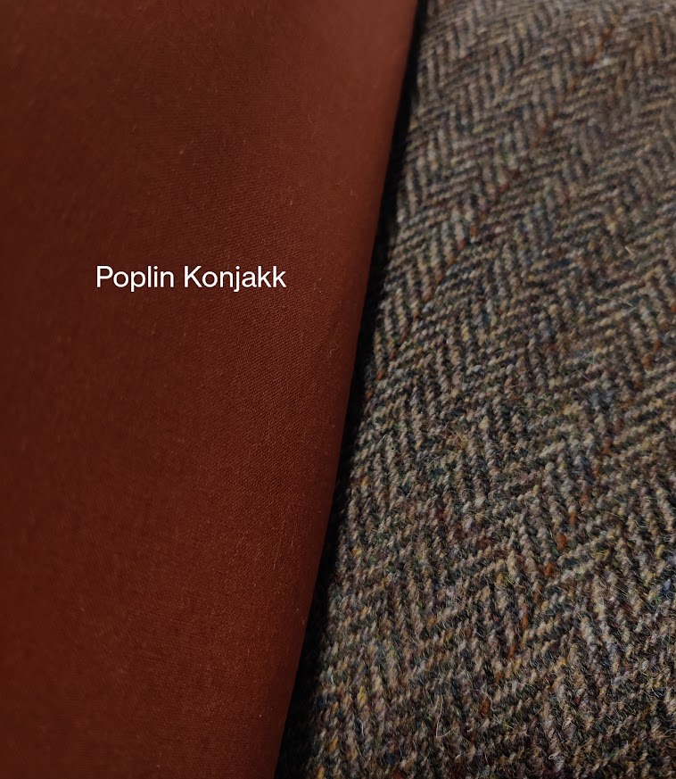 Harris Tweed - Grønn og Brun Herringbone