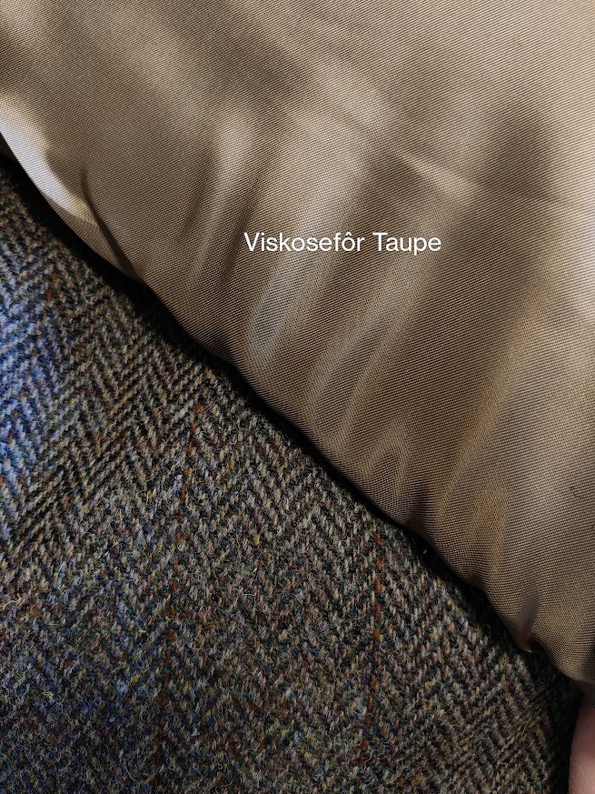 Harris Tweed - Grønn og Brun Herringbone