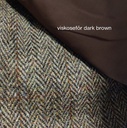 Harris Tweed - Grønn og Brun Herringbone