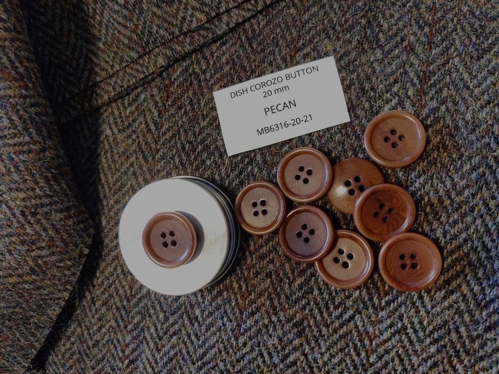 Harris Tweed - Grønn og Brun Herringbone