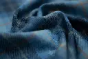 Harris Tweed - Blå Rutet