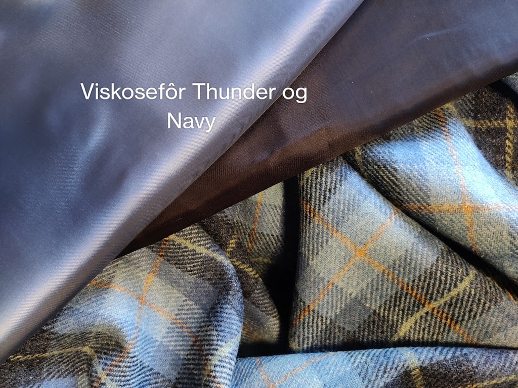 Harris Tweed - Blå Rutet