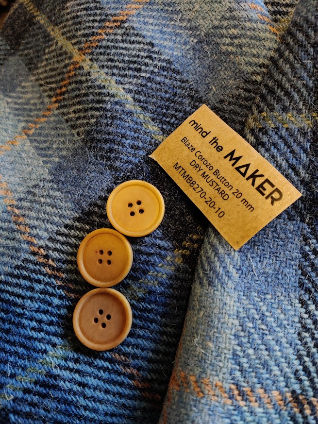 Harris Tweed - Blå Rutet