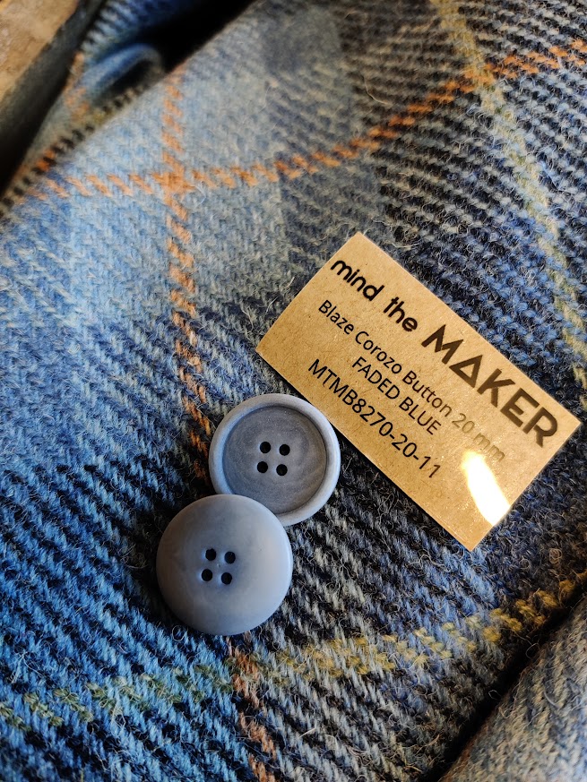 Harris Tweed - Blå Rutet