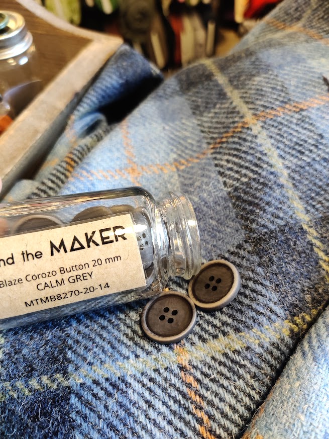 Harris Tweed - Blå Rutet