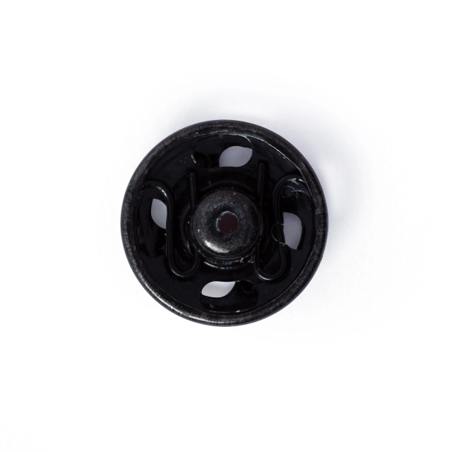 Trykknapper for påsying 11mm - Svart