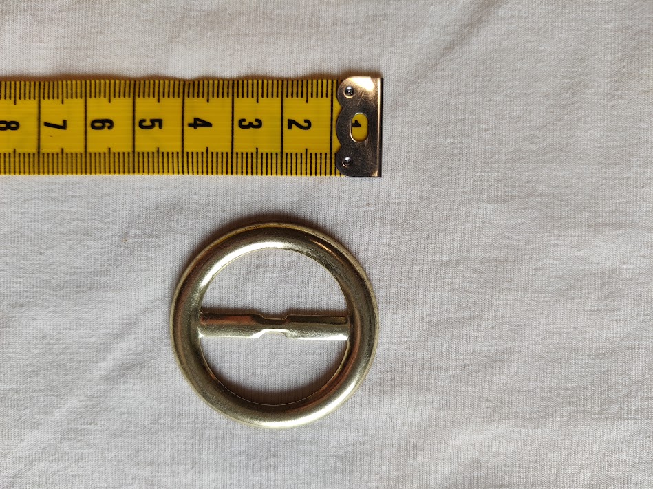 Spenne Messingfarget 15mm