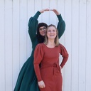 Ermetillegg til kjoler - Symønster
