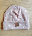Lue med brett - Rosa Hjerter