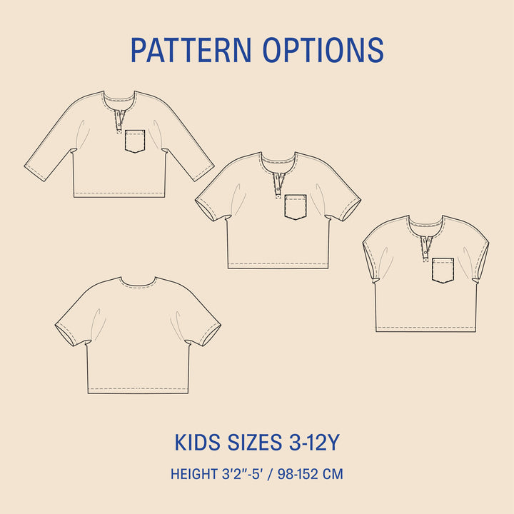 Una Shirt Kids - Symønster 