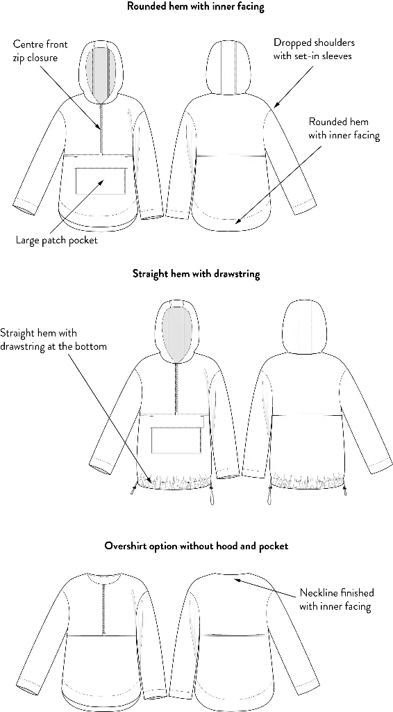 Anorak Unisex - Symønster 