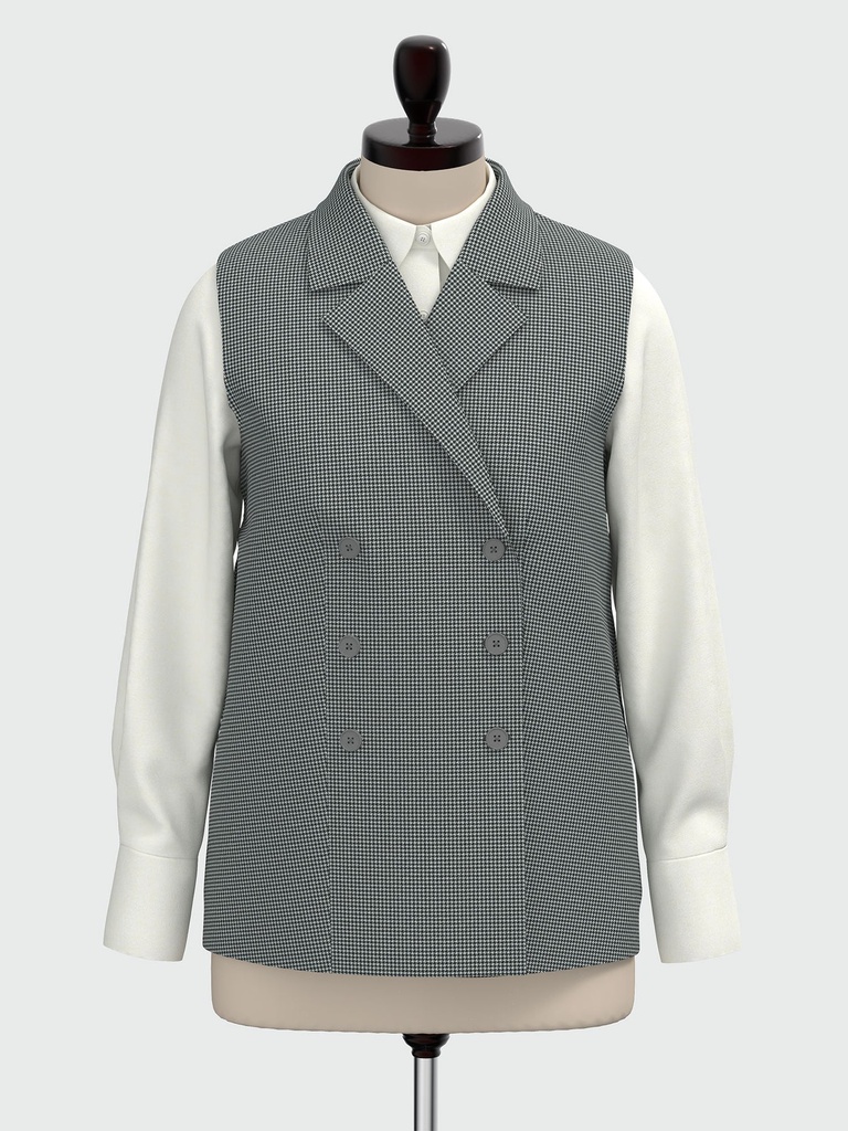 Double-Breasted Jacket - Symønster 