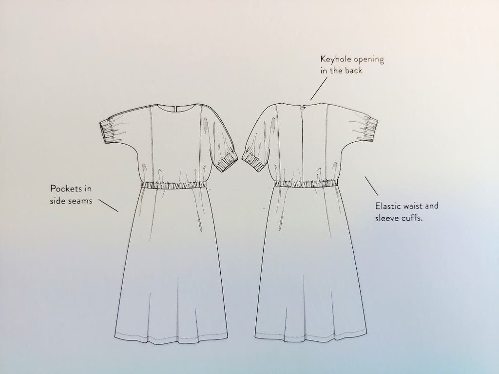 Cuff Dress - Symønster  