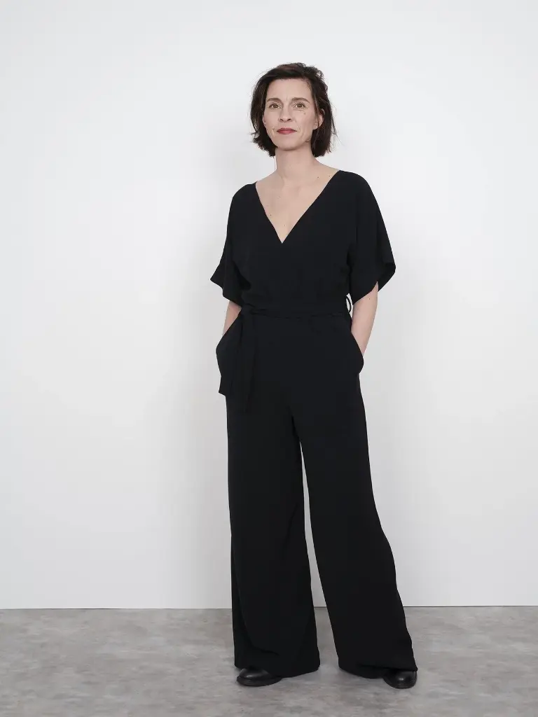 Wide-Leg Jumpsuit - Symønster 