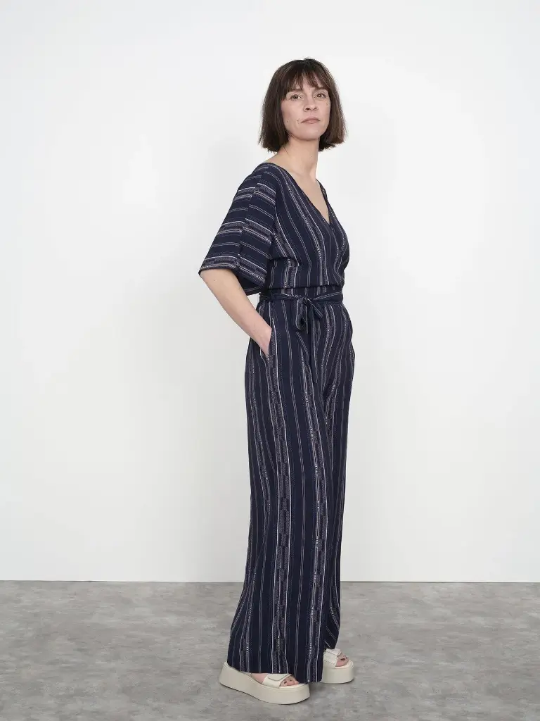 Wide-Leg Jumpsuit - Symønster 