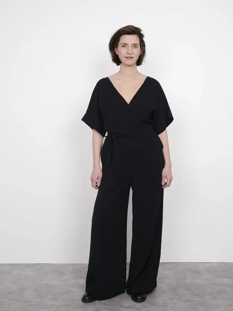Wide-Leg Jumpsuit - Symønster 