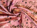 Jersey Norsk Blomstereng Mørk Rosa 