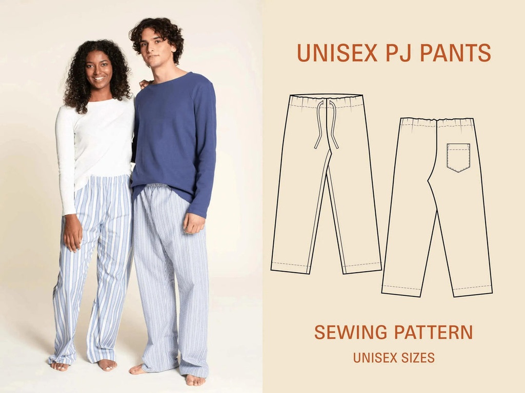 Unisex Pajamas Pants - Symønster
