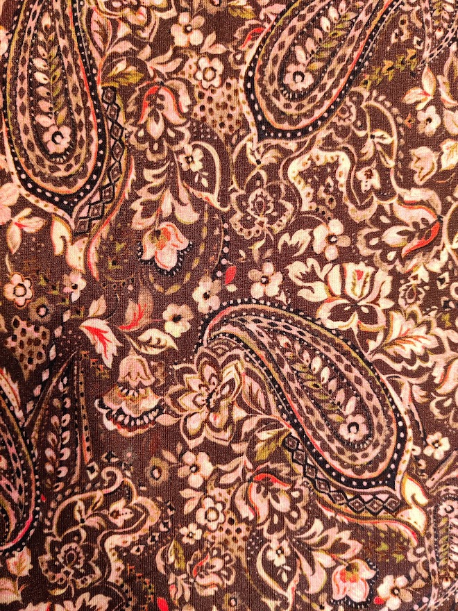 Viskose Jersey Digital Paisley