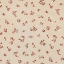 Viskose Foil - Små blomster Beige