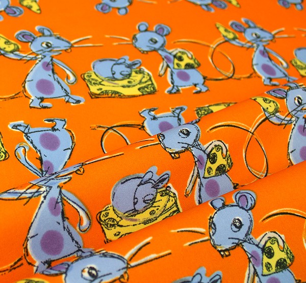 PUL-vanntett stoff - Mus