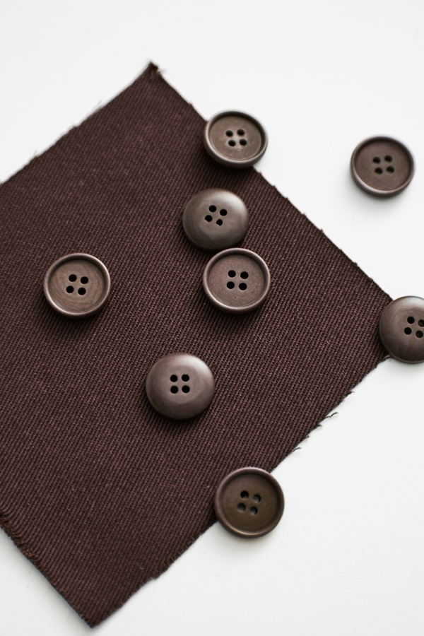 Blaze Corozo Knapp 15 mm - Umber