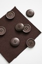 Blaze Corozo Knapp 20 mm - Umber