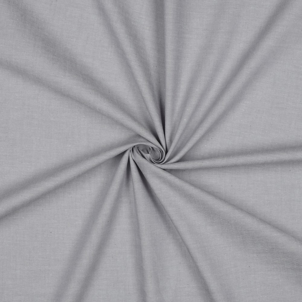 Poplin Garnfarget Grå
