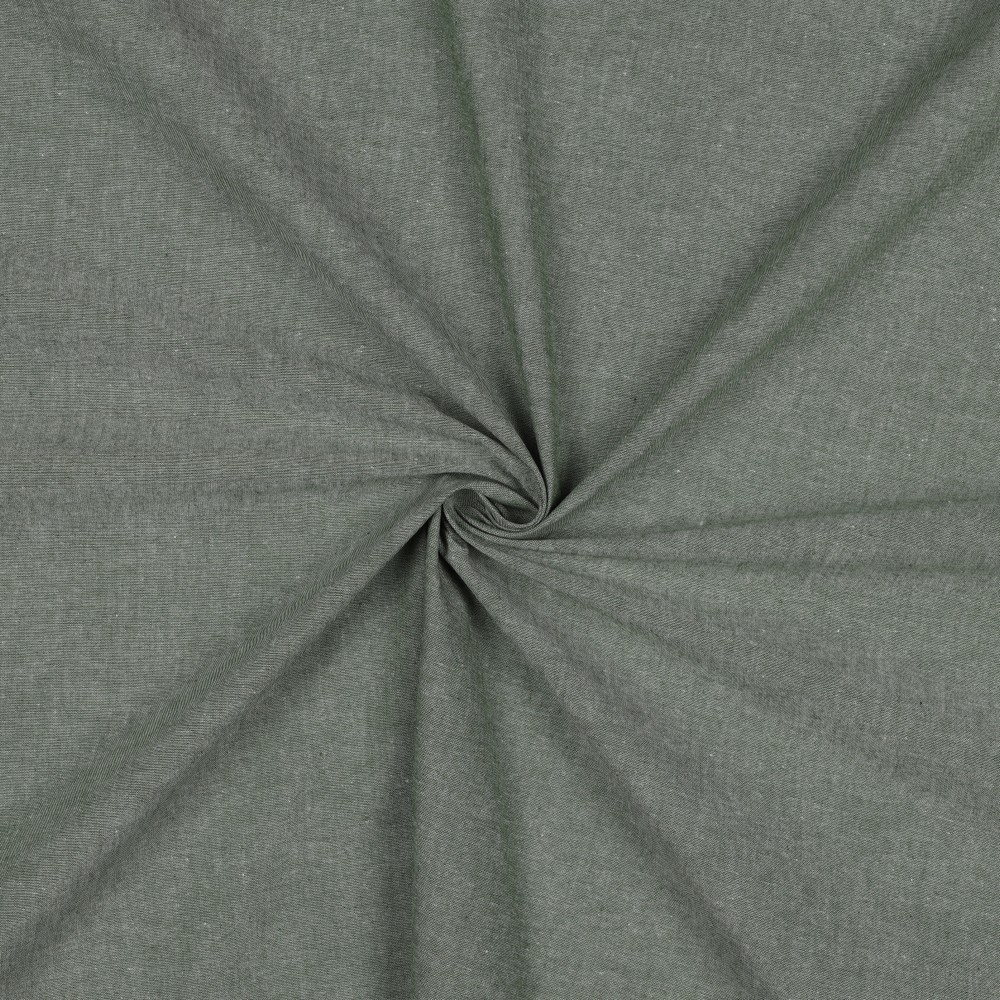 Poplin Garnfarget Dark Green