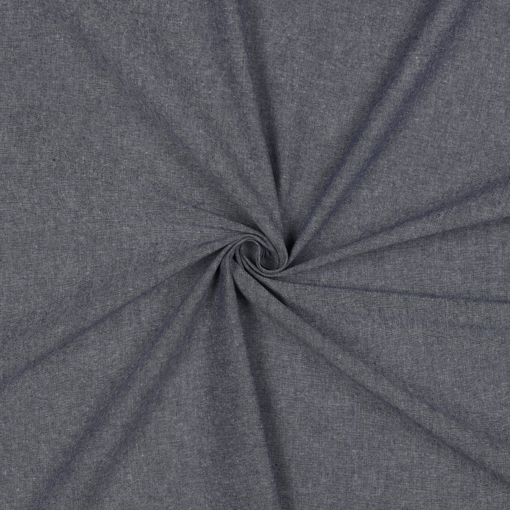 Poplin Garnfarget Navy