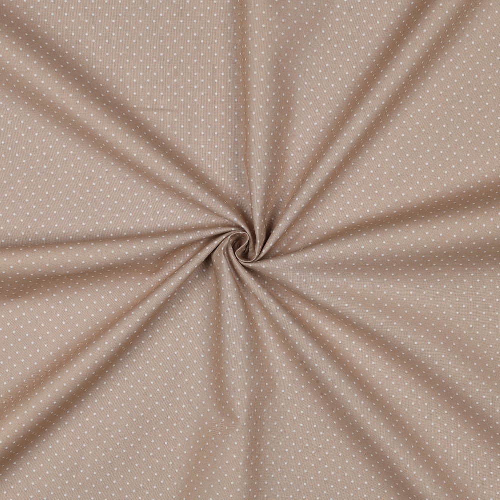 Poplin Petit Dots Sand