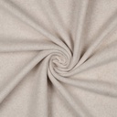 Bomullsfleece Beige Melert