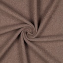 Bomullsfleece Mokka Melert